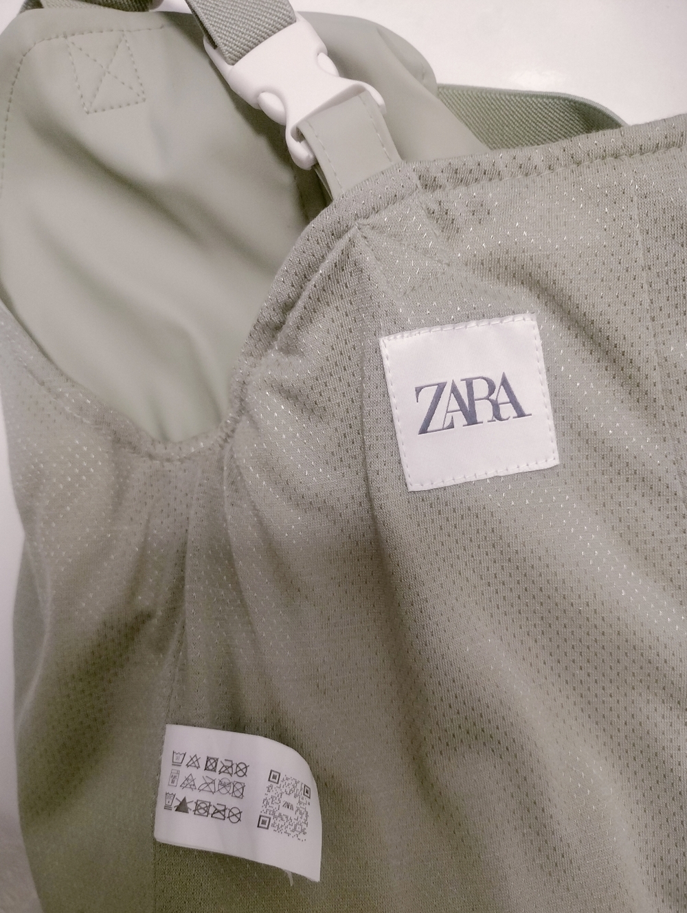 Zara Sage Green Waterproof Overalls - Picture 7 of 15